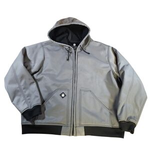 Alaskan Hardgear 3XL AKHG Duluth Trading Prudhoe Bay Hoodie Gray Canvas Coat